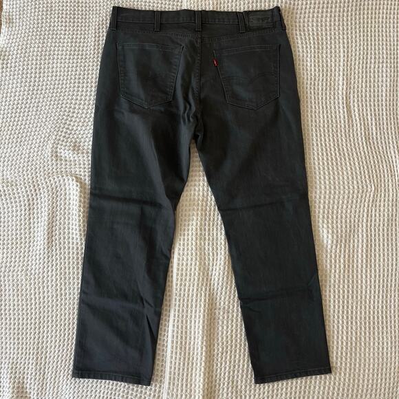 Levi’s 541 Men’s Jeans Black Athletic Taper Stretch Denim Size 38x30 Water Less - Picture 3 of 8